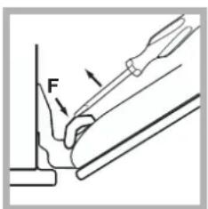 HOTPOINT-ARISTON FH 62 (WH)HA - Limpeza da porta - 2