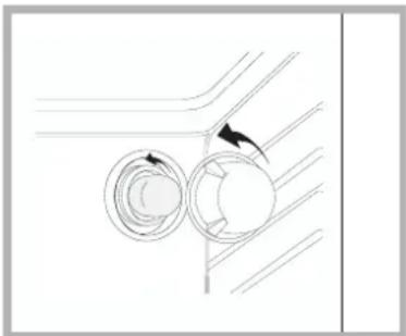 HOTPOINT-ARISTON FH 62 (WH)HA - Sustituir la bombilla - 1