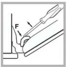 HOTPOINT-ARISTON FH 62 (WH)HA - Pulire la porta - 2