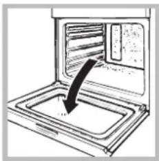 HOTPOINT-ARISTON FHB 51 IXHA - Cleaning the oven door - 1