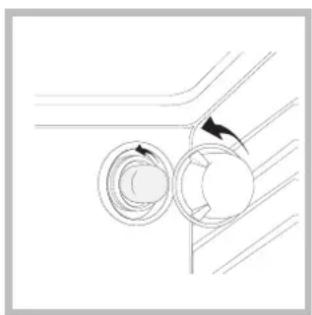 HOTPOINT-ARISTON FHR 540 (AN)HA - Substituicao da lampada - 1