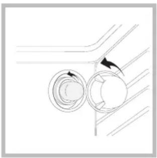 HOTPOINT-ARISTON FHR 540 (AN)HA - Replacing the light bulb - 1