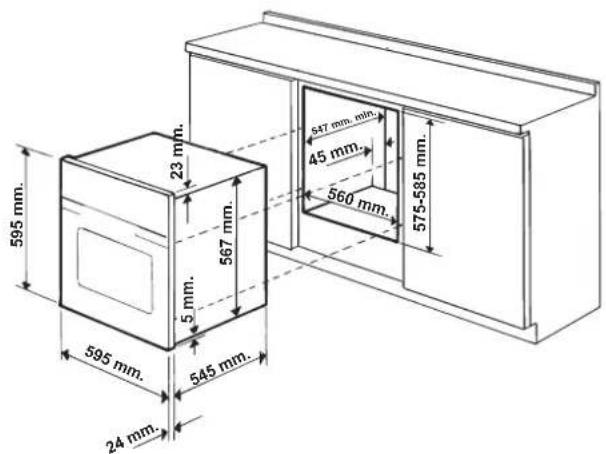 HOTPOINT-ARISTON FHR 540 (AN)HA - Empotramiento - 1