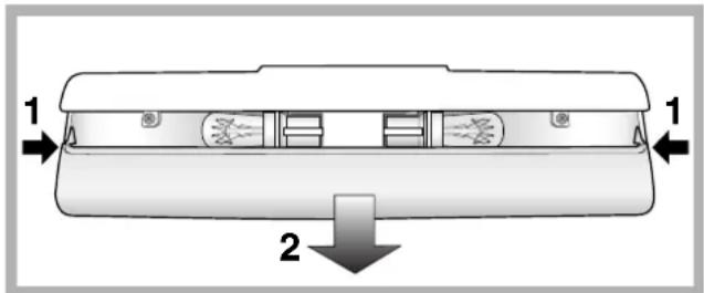HOTPOINT-ARISTON EBLH 18221 F - Remplacement de l'ampoule d'éclairage * - 1