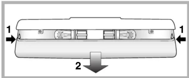 HOTPOINT-ARISTON EBLH 18221 F - Sustituir la bombilla \* - 1