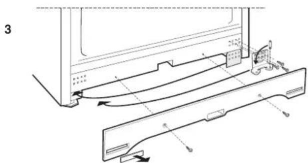 HOTPOINT-ARISTON SBM 182A V - Reversibility de la aperture de las puertas - 2