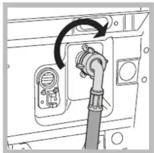HOTPOINT-ARISTON ECOT6D 1491 (EU) - Connecting the water inlet hose - 2