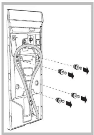HOTPOINT-ARISTON ECOT6D 1491 (EU) - Déballage: enlever les 4 vis - 1