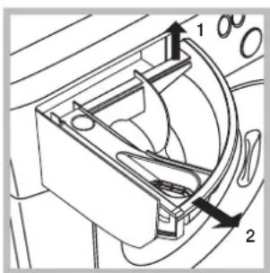 HOTPOINT-ARISTON WMD 742 SK - Nettoyage du tiroir à produits lessiviels. - 1