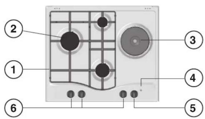 HOTPOINT-ARISTON PC 640 T (AN) R HA - O6uIN BnD - 3