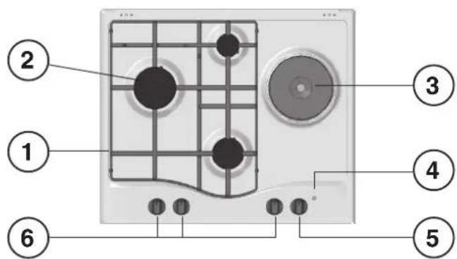 HOTPOINT-ARISTON PC 640 T (AN) R HA - Geräteansicht - 3
