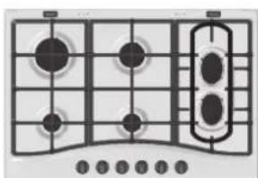 HOTPOINT-ARISTON PC 640 T (AN) R HA - Praktische Ratschlage für den Gebrauch der hinteren "Semi-Fischbrenner" - 2