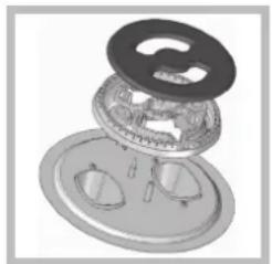 HOTPOINT-ARISTON PC 640 T (AN) R HA - Replacing the Triple ring burner nozzles - 1