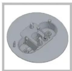 HOTPOINT-ARISTON PC 640 T (AN) R HA - Replacing the nozzles on separate "double flame" burners - 2