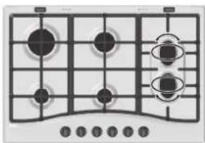 HOTPOINT-ARISTON PC 640 T (AN) R HA - Practical Advice on Using the Half Fish-Kettle Burner* - 1
