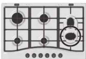 HOTPOINT-ARISTON PC 640 T (AN) R HA - Praktische Ratschlage für den Gebrauch der hinteren "Semi-Fischbrenner" - 4