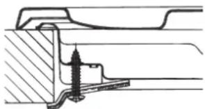 HOTPOINT-ARISTON PC 640 T (AN) R HA - Schema di fissaggio dei ganci - 3