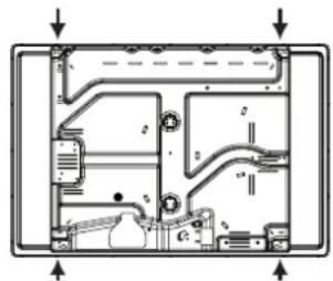 HOTPOINT-ARISTON PC 640 T (AN) R HA - Esquema de fijación de los ganchos - 4