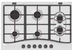 HOTPOINT-ARISTON PC 640 T (AN) R HA - Praktische Ratschlage für den Gebrauch der hinteren "Semi-Fischbrenner" - 1
