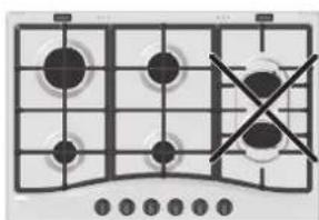 HOTPOINT-ARISTON PC 640 T (AN) R HA - Praktische Ratschlage für den Gebrauch der hinteren "Semi-Fischbrenner" - 5