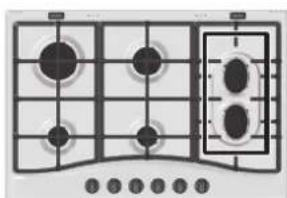 HOTPOINT-ARISTON PC 640 T (AN) R HA - Praktische Ratschlage für den Gebrauch der hinteren "Semi-Fischbrenner" - 3