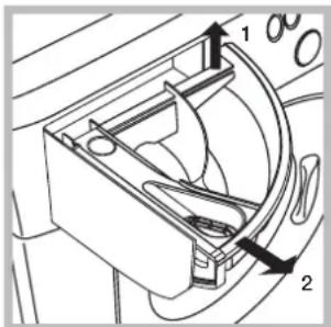HOTPOINT-ARISTON Maxi WMG 642 SK - Reinigung der Waschmittelschublade - 1