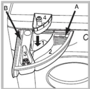 HOTPOINT-ARISTON Maxi WMG 642 SK - Detergent dispenser drawer - 1