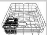 HOTPOINT-ARISTON LDFA++ 12H14 X EU - Cesto inferior y cesto para cubiertos - 7