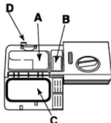 HOTPOINT-ARISTON LDFA++ 12H14 X EU - Charger le produit de lavage - 1