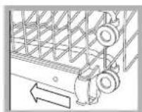 HOTPOINT-ARISTON LDFA++ 12H14 X EU - Adjusting the height of the upper rack - 1