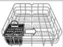 HOTPOINT-ARISTON LDFA++ 12H14 X EU - Unterer Korb und Besteckkorb - 7