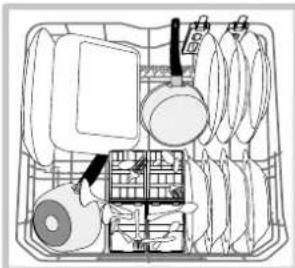 HOTPOINT-ARISTON LDFA++ 12H14 X EU - Lower rack and cutlery basket - 2