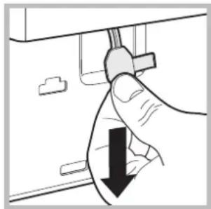 HOTPOINT-ARISTON Aqualtis AQ113D 69 EUA - Apertura manual de la puerta - 3