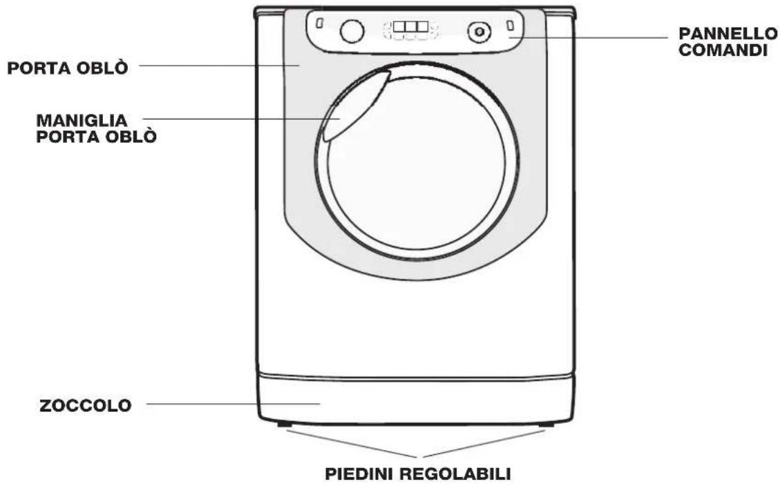 HOTPOINT-ARISTON Aqualtis AQ7F 293 U (EU) - Descrizione della macchina - 2