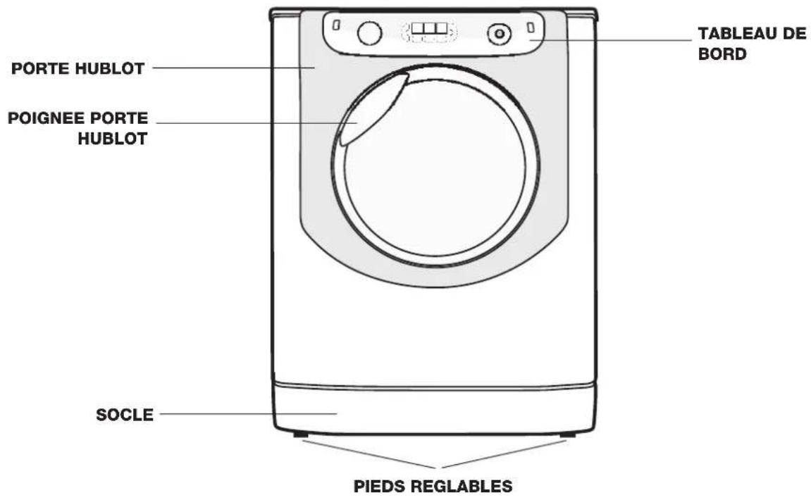 HOTPOINT-ARISTON Aqualtis AQ7F 293 U (EU) - Description de l'appareil - 1