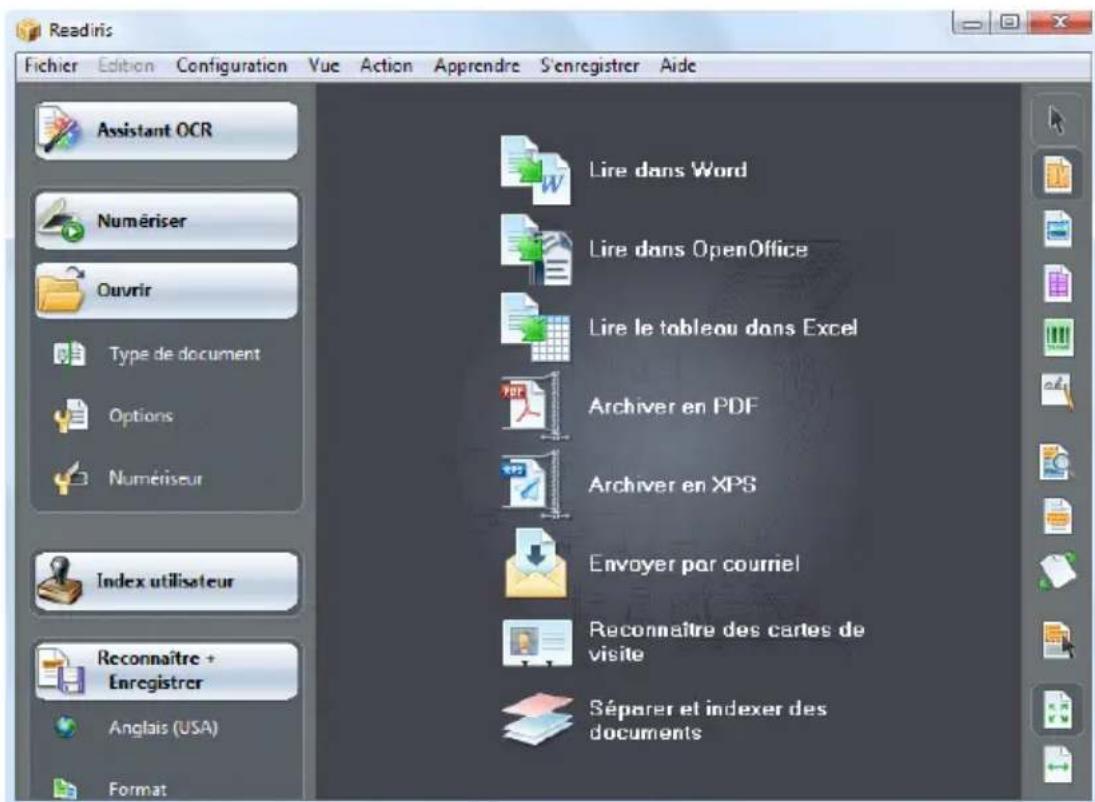 IRIS Readiris Corporate 12 - Interface utilisateur - 1