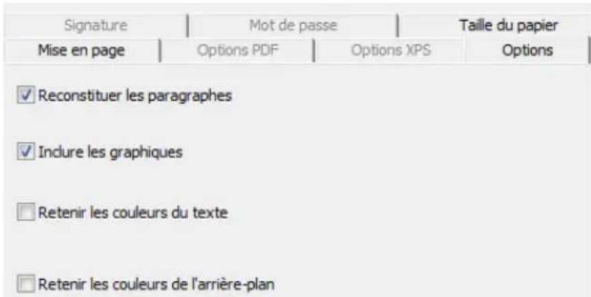 IRIS Readiris Corporate 12 - Options générales - 1