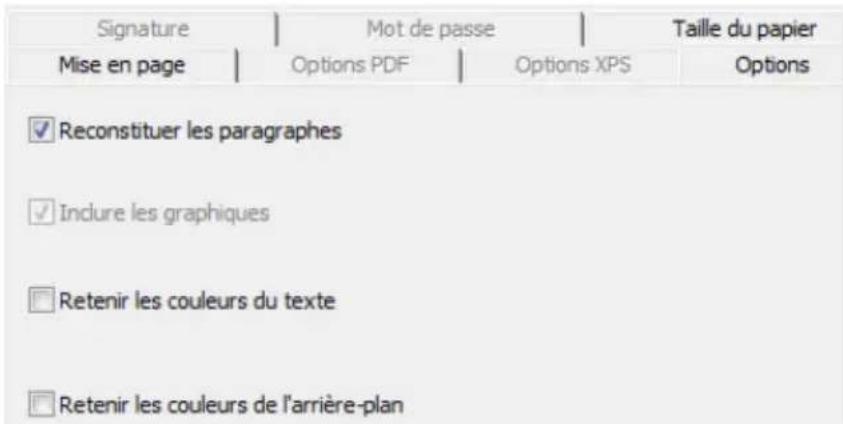 IRIS Readiris Pro 12 - Options generales - 1