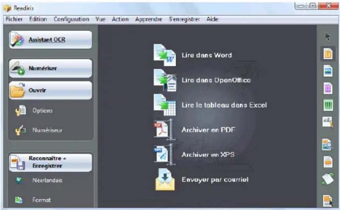 IRIS Readiris Pro 12 - INTERFACE UTILISATEUR - 1