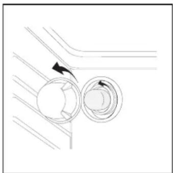 INDESIT K 3C55 (X) - Remplacement de la lampe à l'intérieur du four - 1