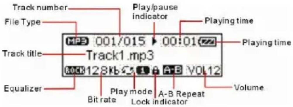 INTENSO Musik Walker - Display-Anzeige - 1
