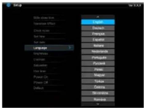 INTENSO PhotoManager - SETUP MENU - 1