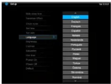 INTENSO PhotoManager - MENU USTAWIEN - 1