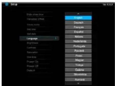 INTENSO PhotoManager - MENU SETUP - 1