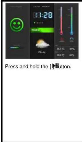 INTENSO WeatherMan - Display of the weather menu - 4