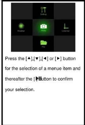 INTENSO WeatherMan - Display of the weather menu - 3