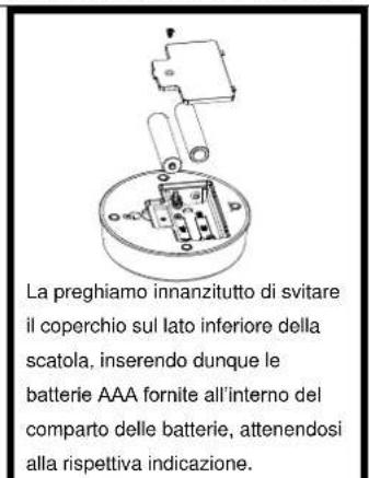 INTENSO WeatherMan - Inserimento della batteria: - 1