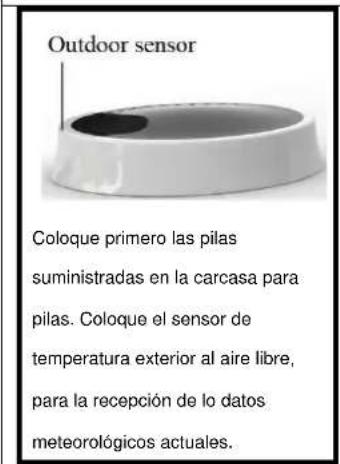INTENSO WeatherMan - Visualización del menu meteorológico - 1