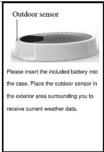 INTENSO WeatherMan - Display of the weather menu - 1