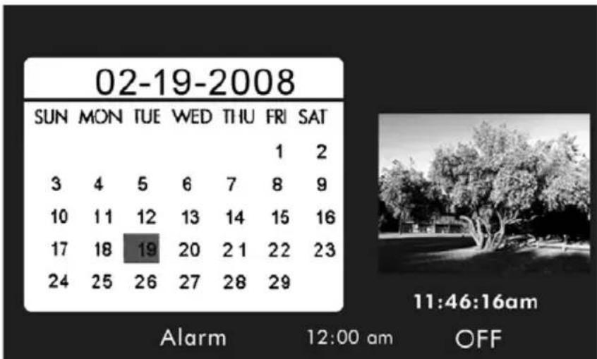 HP DF710C2 - Affichage du calendrier et de l'horloge - 2